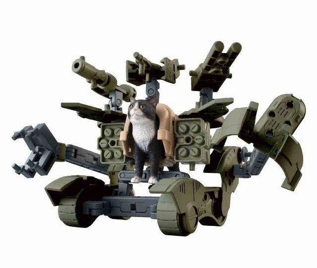 weaponized cat action figures