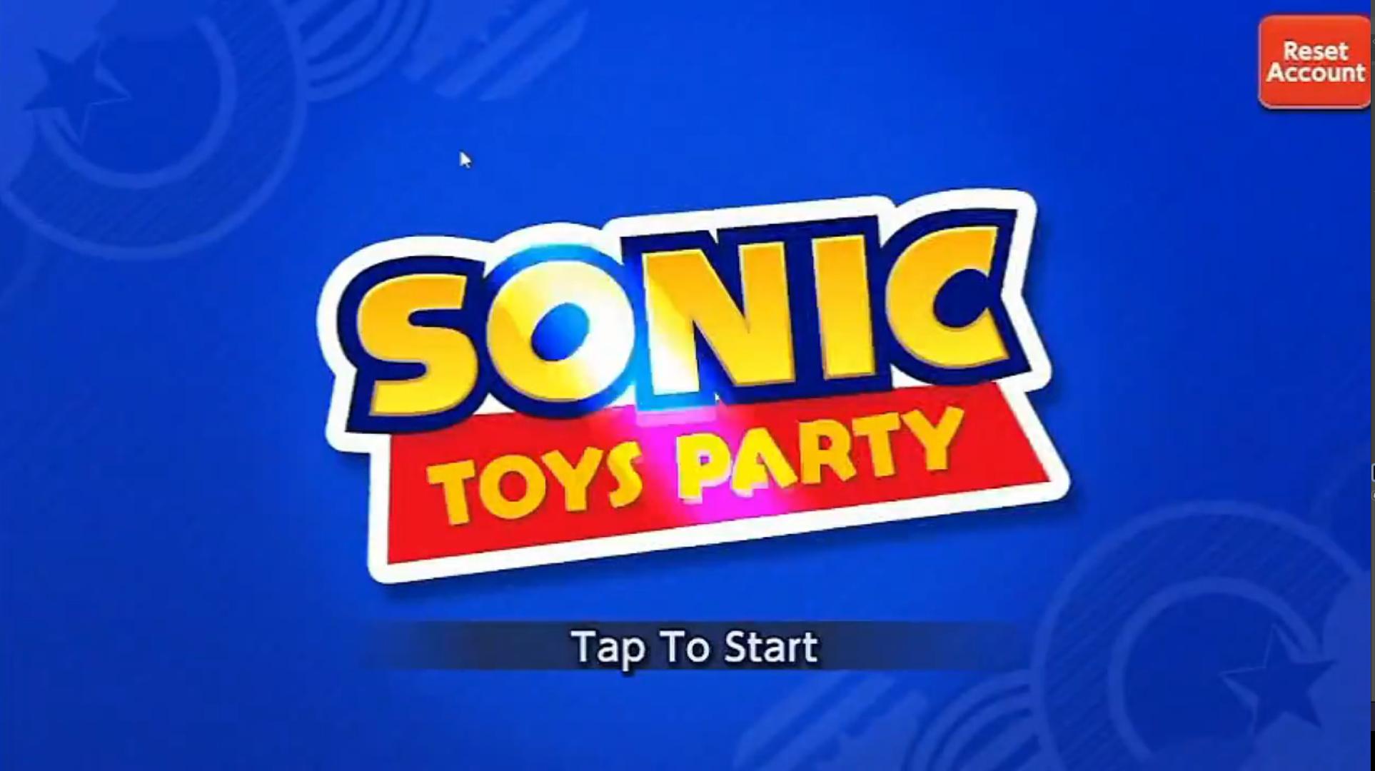 sonic toys party