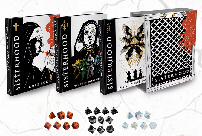 Sisterhood - A Nuns with Guns Tabletop Game At Last