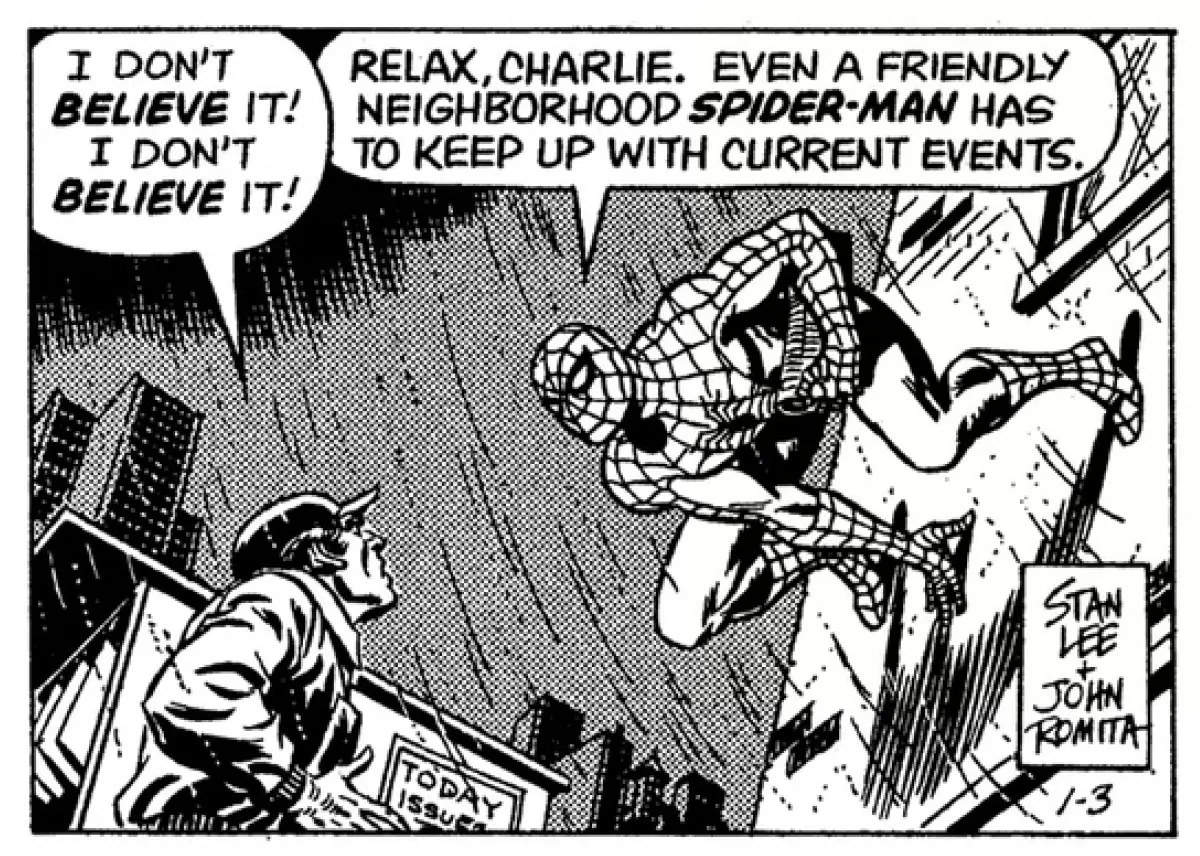 spider-man strip