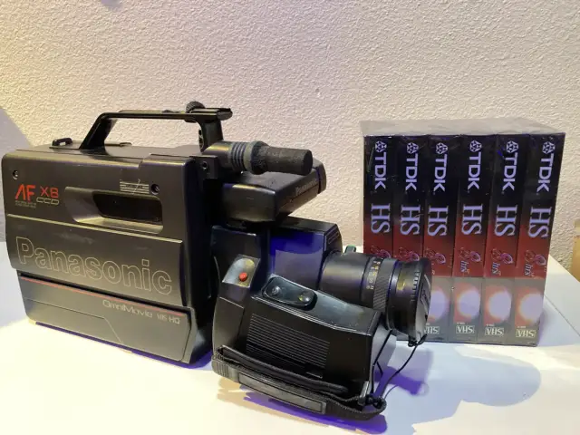 VHS camcorders became affordable and ever-present in homes of the 1980s and 1990s