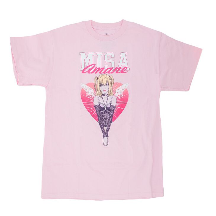 Death Note Misa Angel Heart Short Sleeve T Shirt Front