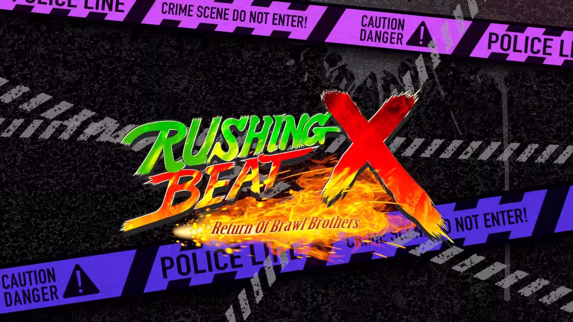 rushing beat x brawl brothers gameplay screenshot logo