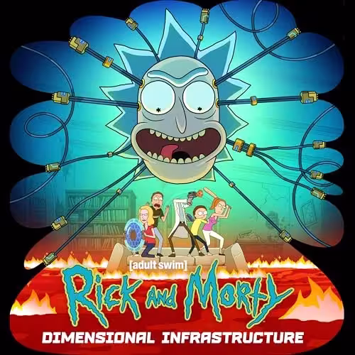 Rick and Morty Season 9 Dimensional Infrastructure Single Cover Art