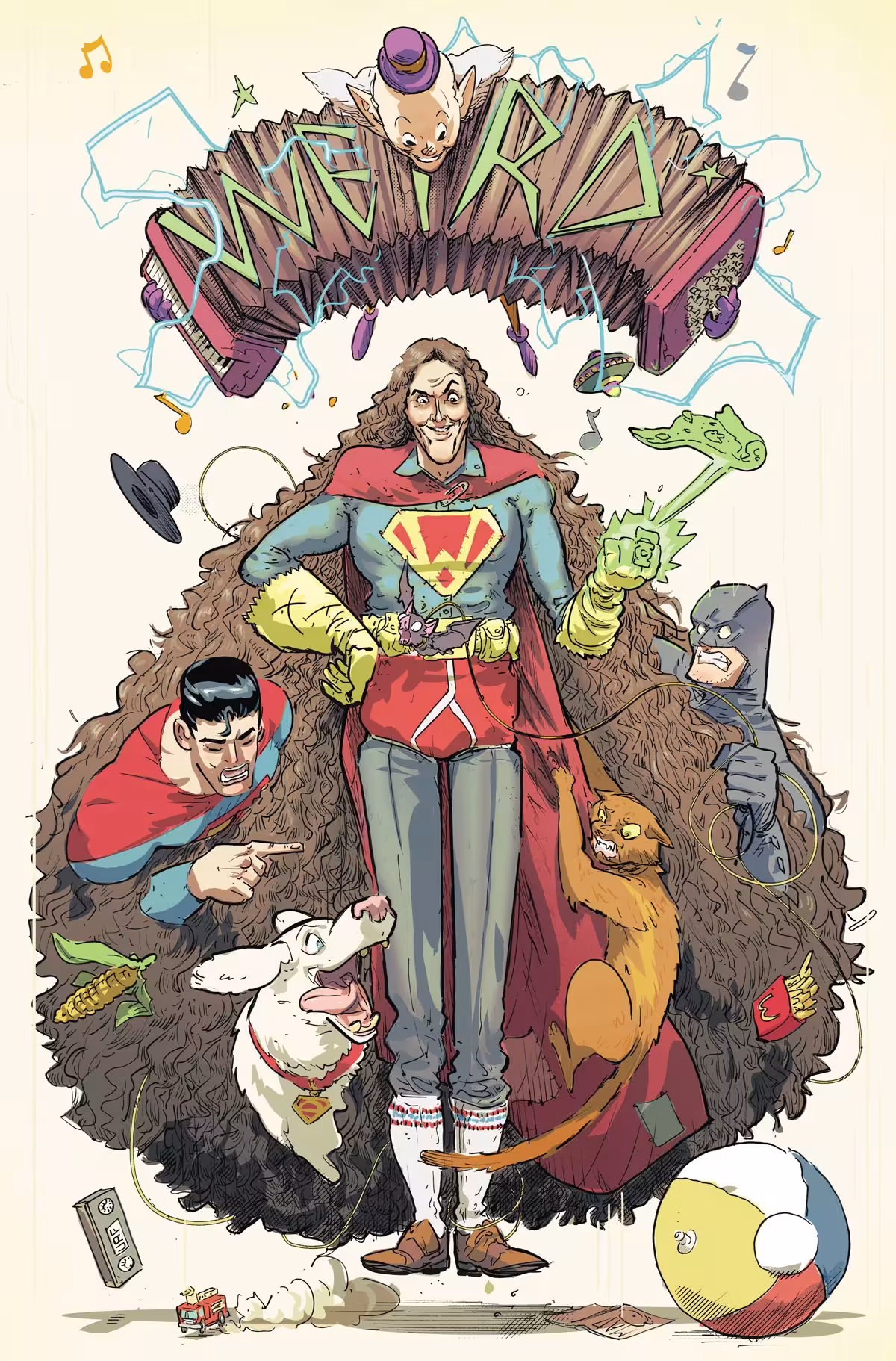 batman superman weird al worlds weirdest oto variant rossmo 1781281731908