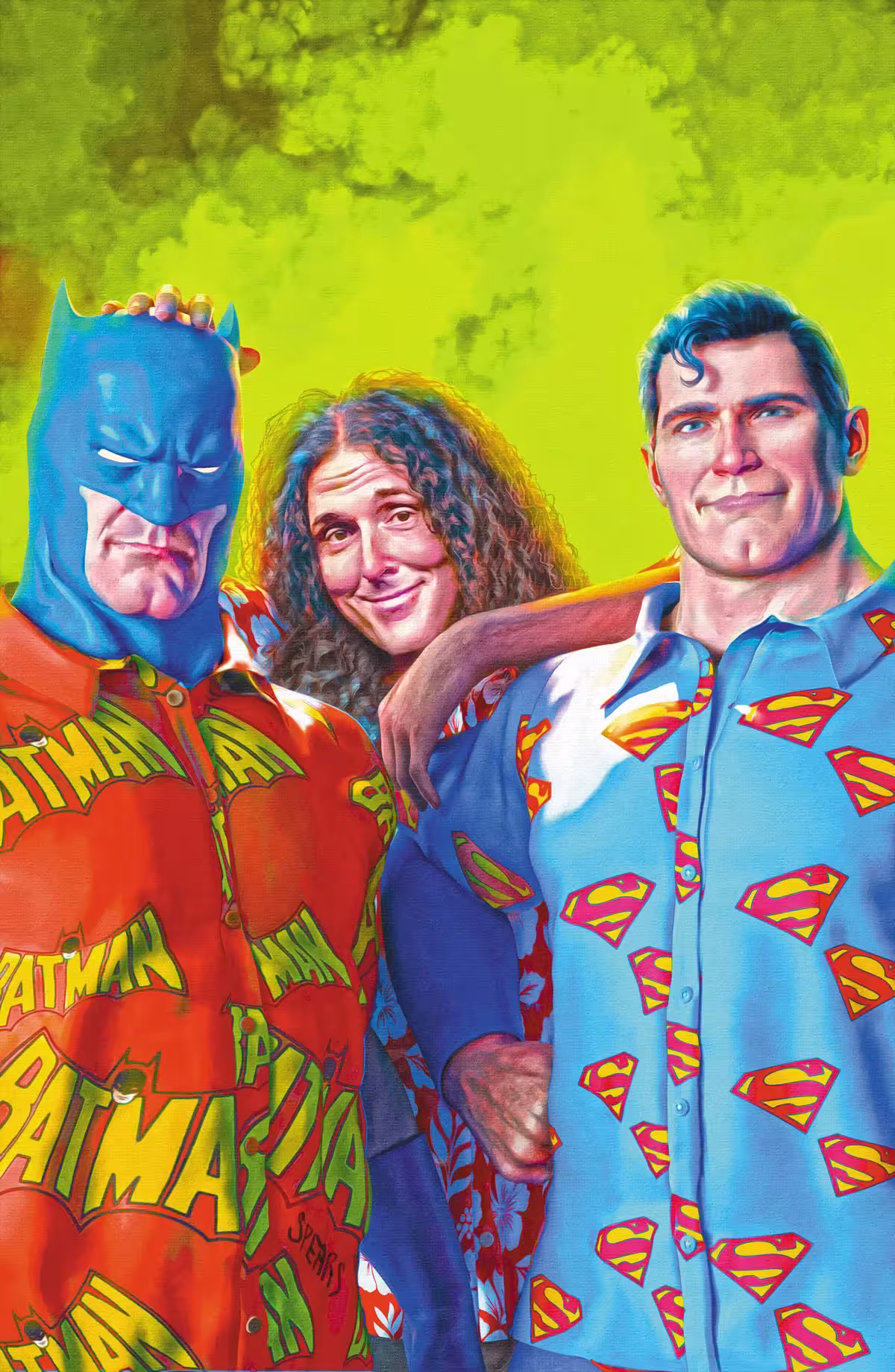 batman superman weird al worlds weirdest oto variant spears 1781281731908